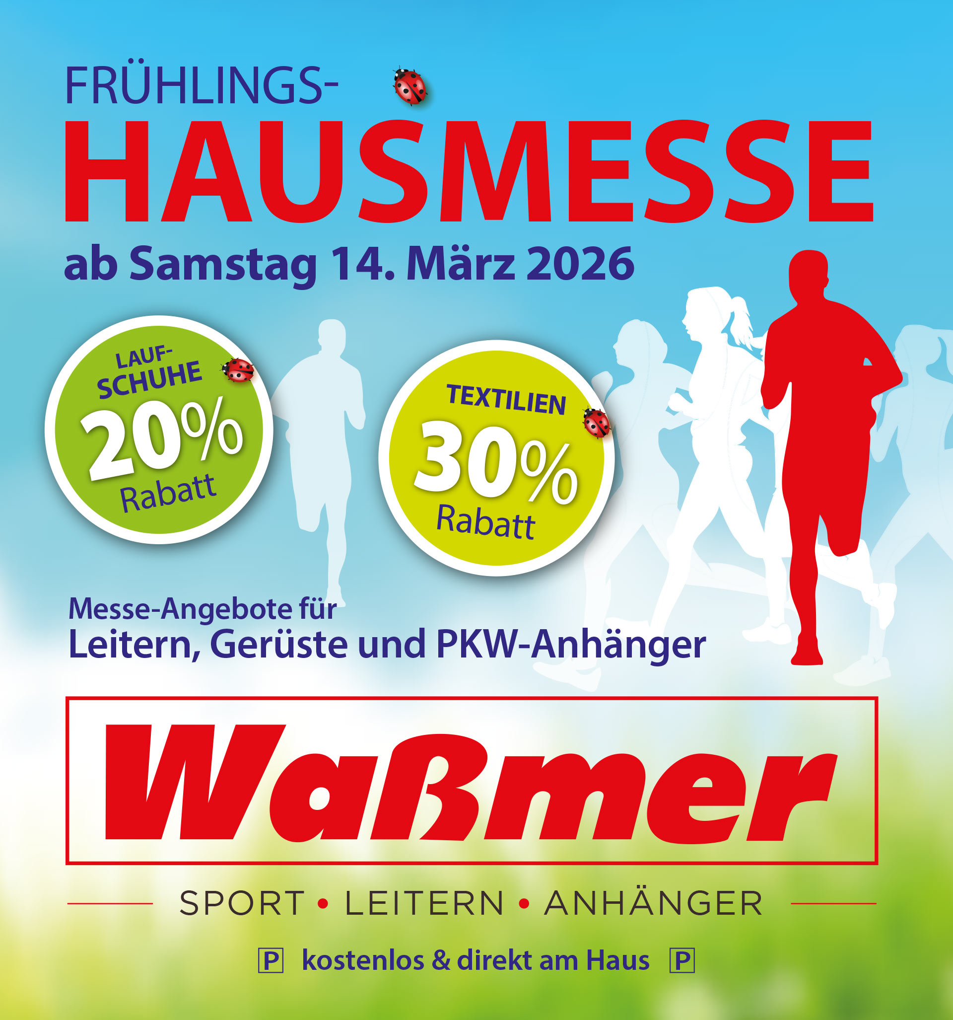 Frühjahrs-Hausmesse bei Sport Waßmer